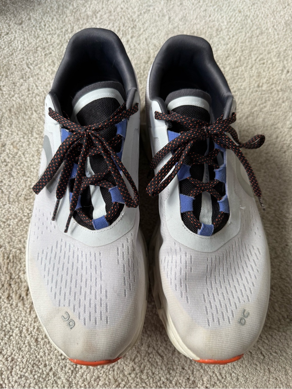 On Running Cloudmonster Men's Athletic Shoes in White